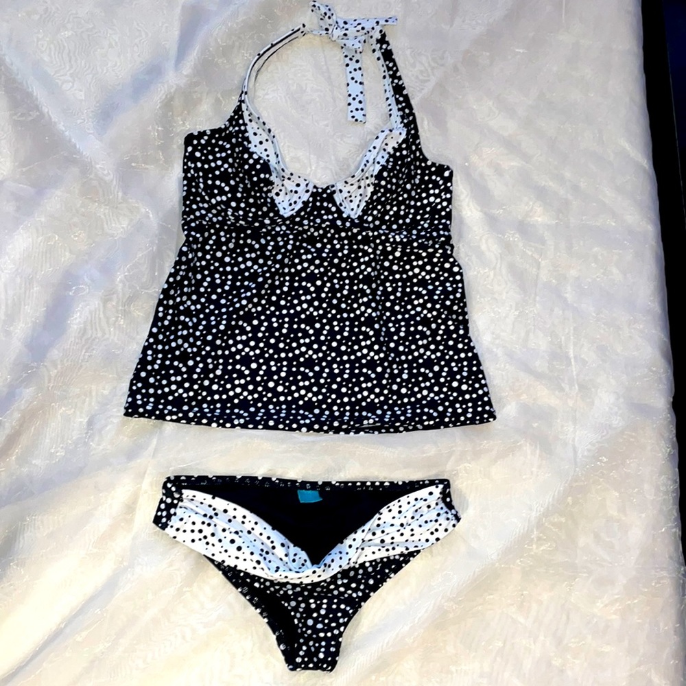 Sunset  swim dots set size medium
